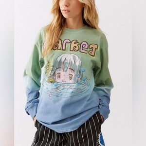 Market UO Exclusive Pond Tie-Dye Long Sleeve Tee